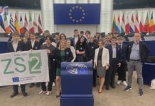 Z WIZYTĄ W EUROPARLAMENCIE – WIELKI SUKCES UCZNIÓW ZESPOŁU SZKÓŁ NR 2 W NOWEJ DĘBIE