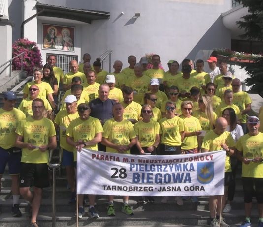 Z INTENCJAMI NA JASNĄ GÓRĘ – BIEGOWA PIELGRZYMKA Z TARNOBRZEGA DO CZĘSTOCHOWY