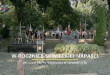 W ROCZNICĘ SOWIECKIEJ NAPAŚCI – UROCZYSTOŚĆ PATRIOTYCZNA W SANDOMIERZU