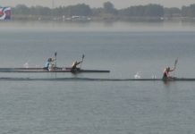 KAJAKARZE WALCZYLI O PUCHAR – RYWALIZACJA NA WODACH JEZIORA TARNOBRZESKIEGO