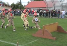 POWIATOWE ZAWODY SPORTOWO-POŻARNICZE – NAJLEPSZE DRUŻYNY RYWALIZOWAŁY W GRĘBOWIE