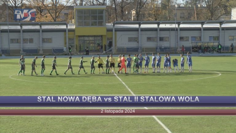 UDANE ZAKOŃCZENIE PIŁKARSKIEJ JESIENI W NOWEJ DĘBIE – STAL POKONAŁA REZERWY STALI STALOWA WOLA