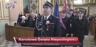 NARODOWE ŚWIĘTO NIEPODLEGŁOŚCI W BARANOWIE SANDOMIERSKIM – 11 LISTOPADA 2024 – MSZA ŚWIĘTA