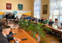 Pierwsze organizacyjne spotkanie Komisji ds. Jeziora Tarnobrzeskiego.