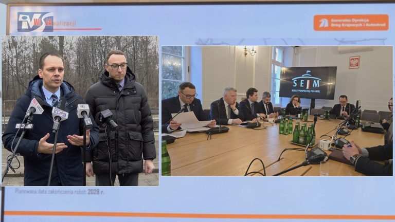 DWORZEC PKP I DROGA EKSPRESOWA S-74 – KONFERENCJA PRASOWA POSŁA RAFAŁA WEBERA