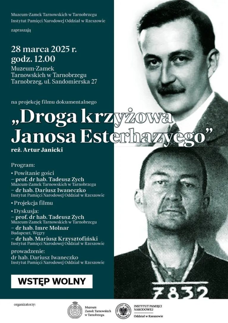 Droga krzyżowa Janosa Esterhazyego – pokaz filmu w Muzeum