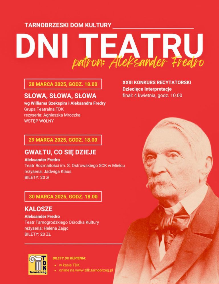 Dni Teatru z klasyką i humorem.
