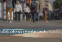 Badania ankietowe z mieszkańcami dot. rewitalizacji w Tarnobrzegu.