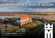 Zmiana godzin otwarcia Muzeum Zamkowego w Sandomierzu.
