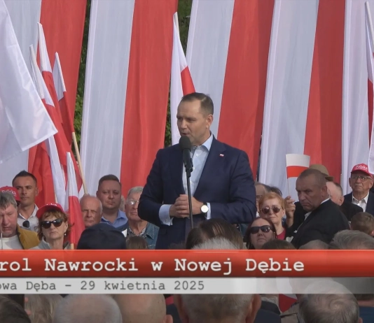 KAROL NAWROCKI W NOWEJ DĘBIE – SPOTKANIE Z KANDYDATEM NA PREZYDENTA RP 29.04.2025 Karol Nawrocki w Nowej Dębie