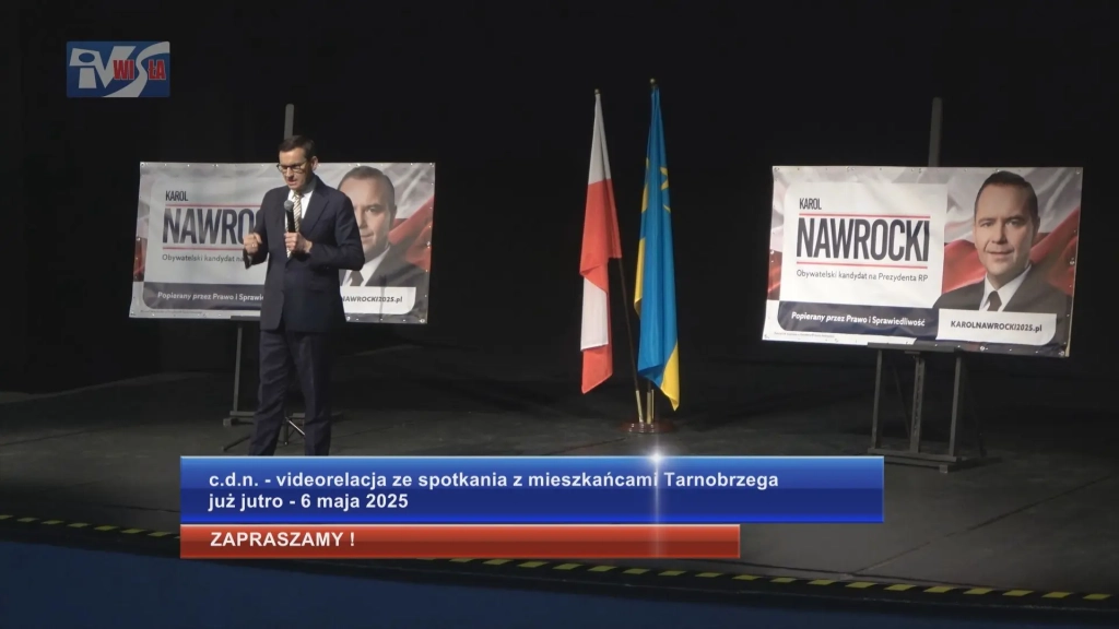 Mateusz Morawiecki w Tarnobrzegu