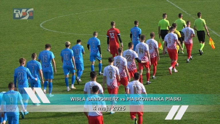 WISŁA SANDOMIERZ PRZEGRAŁA Z LIDEREM – PEWNE ZWYCIĘSTWO PIASKOWIANKI PIASKI 1:3 (1:3)