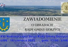 LIVE – XVI nadzwyczajna Sesja Rady Gminy Gorzyce – 18.06.2025 godz. 13.00 LIVE - XVI Nadzwyczajna Sesja Rady Gminy Gorzyce