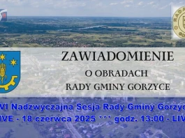 LIVE - XVI Nadzwyczajna Sesja Rady Gminy Gorzyce