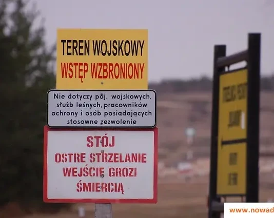 UWAGA ! OSTRE STRZELANIE 1-31 LIPCA 2025 UWAGA - POLIGON WOJSKOWY - OSTRE STRZELANIE 1-31 LIPCA 2025