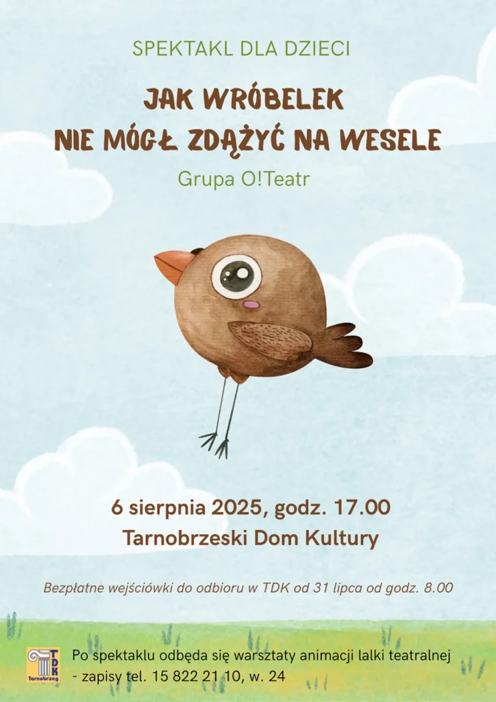 JAK WRÓBELEK NIE MÓGŁ ZDĄŻYĆ NA WESELE