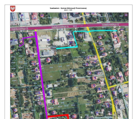 Realizacja budowy sieci kanalizacji sanitarnej przy ul. Wincentego Burka w Sandomierzu – 4-07-2025 Realizacja budowy sieci kanalizacji sanitarnej