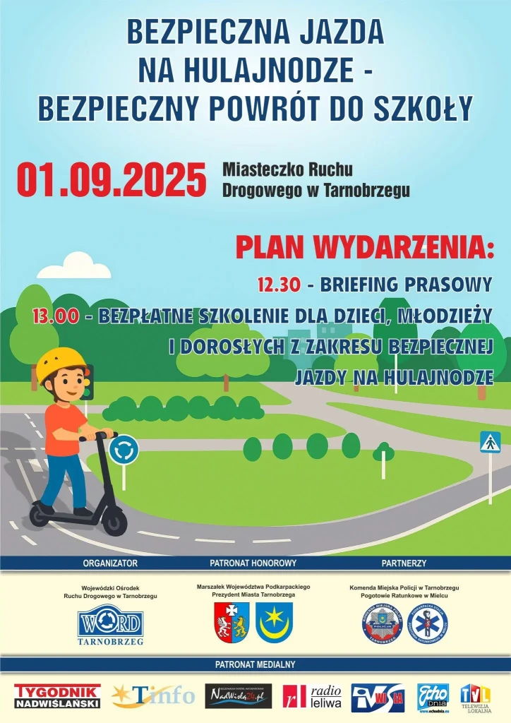 BEZPIECZNA JAZDA NA HULAJNODZE - 1.09.2025
