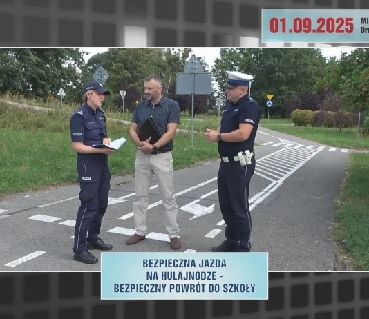 BEZPIECZNA JAZDA NA HULAJNODZE – BEZPIECZNY POWRÓT DO SZKOŁY – 1.09.2025 BEZPIECZNA JAZDA NA HULAJNODZE