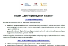 PROJEKT CZAR ŚWIĘTOKRZYSKICH INICJATYW - SPOTKANIE INFORMACYJNE 13.08.2025