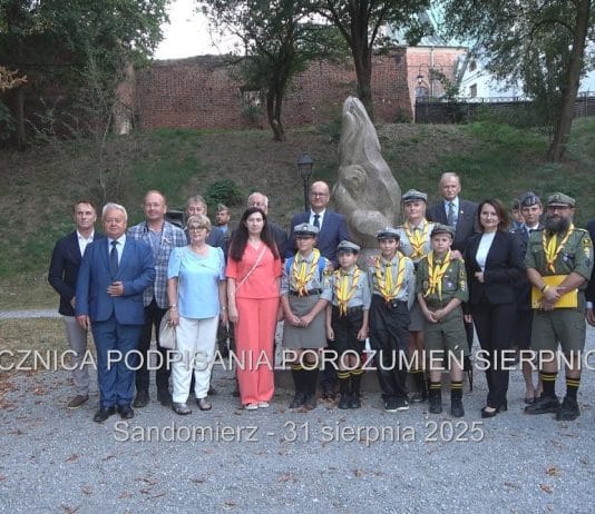 45 LAT OD PODPISANIA POROZUMIEŃ SIERPNIOWYCH – SANDOMIERZ UCZCIŁ WAŻNĄ ROCZNICĘ