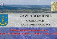 XX Sesja Rady Gminy Gorzyce – 29 września 2025 godz. 13:00 – RETRANSMISJA XX Sesja Rady Gminy Gorzyce - 29 września 2025