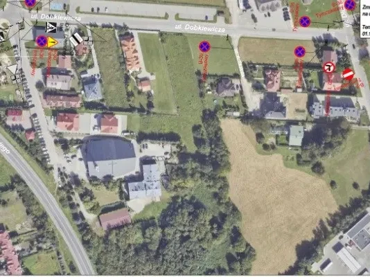 ZMIANA ORGANIZACJI RUCHU W REJONIE CMENTARZA KOMUNALNEGO W SANDOMIERZU – 1.11.2025 ZMIANA ORGANIZACJI RUCHU W SANDOMIERZU