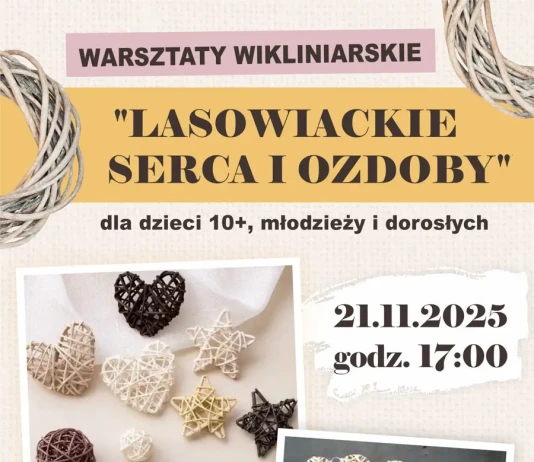 Lasowiackie serca i ozdoby – 21 listopada 2025 LASOWIACKIE SERCA I OZDOBY