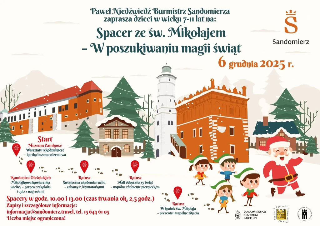 Spacer ze Świętym Mikołajem - 6 grudnia 2025