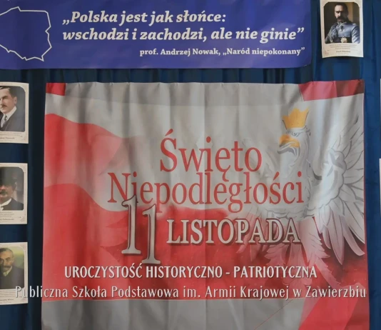 UROCZYSTOŚĆ HISTORYCZNO – PATRIOTYCZNA W PUBLICZNEJ SZKOLE PODSTAWOWEJ W ZAWIERZBIU UROCZYSTOŚĆ HISTORYCZNO - PATRIOTYCZNA W PUBLICZNEJ SZKOLE PODSTAWOWEJ W ZAWIERZBIU