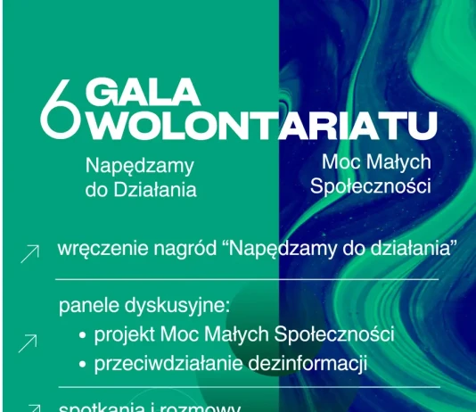 VI Gala Wolontariatu – Napędzamy do działania już 5 grudnia 6Gala_Wolontariatu