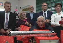 WOJEWODA – STAROSTA – BURMISTRZ Z PREZENTAMI W DPS 12.12.2025 Dom Pomocy Społecznej w Sandomierzu