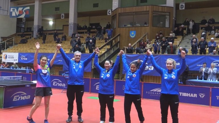 TENISISTKI STOŁOWE PRZYPIECZĘTOWAŁY AWANS – KTS ENEA SIARKOPOL W ĆWIERĆFINALE LIGI MISTRZYŃ