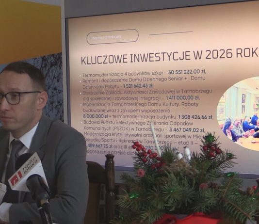 PREZYDENT ZAPREZENTOWAŁ PROJEKTU BUDŻETU – CO CZEKA TARNOBRZEG W 2026 ROKU?