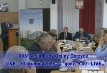 XXV Sesja Rady Gminy Gorzyce – 30 grudnia 2025 o godz. 9.00 – LIVE Sesja Rady Gminy Gorzyce