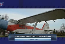 TRANSPORT SAMOLOTU DO PRYMASÓWKI – 18 grudnia 2025 TRANSPORT SAMOLOTU