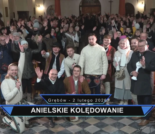 TŁUMY NA ANIELSKIM KOLĘDOWANIU – KONCERT ZESPOŁU POGWIZDANI W GRĘBOWIE Anielskie Kolędowanie z Zespołem POGWIZDANI