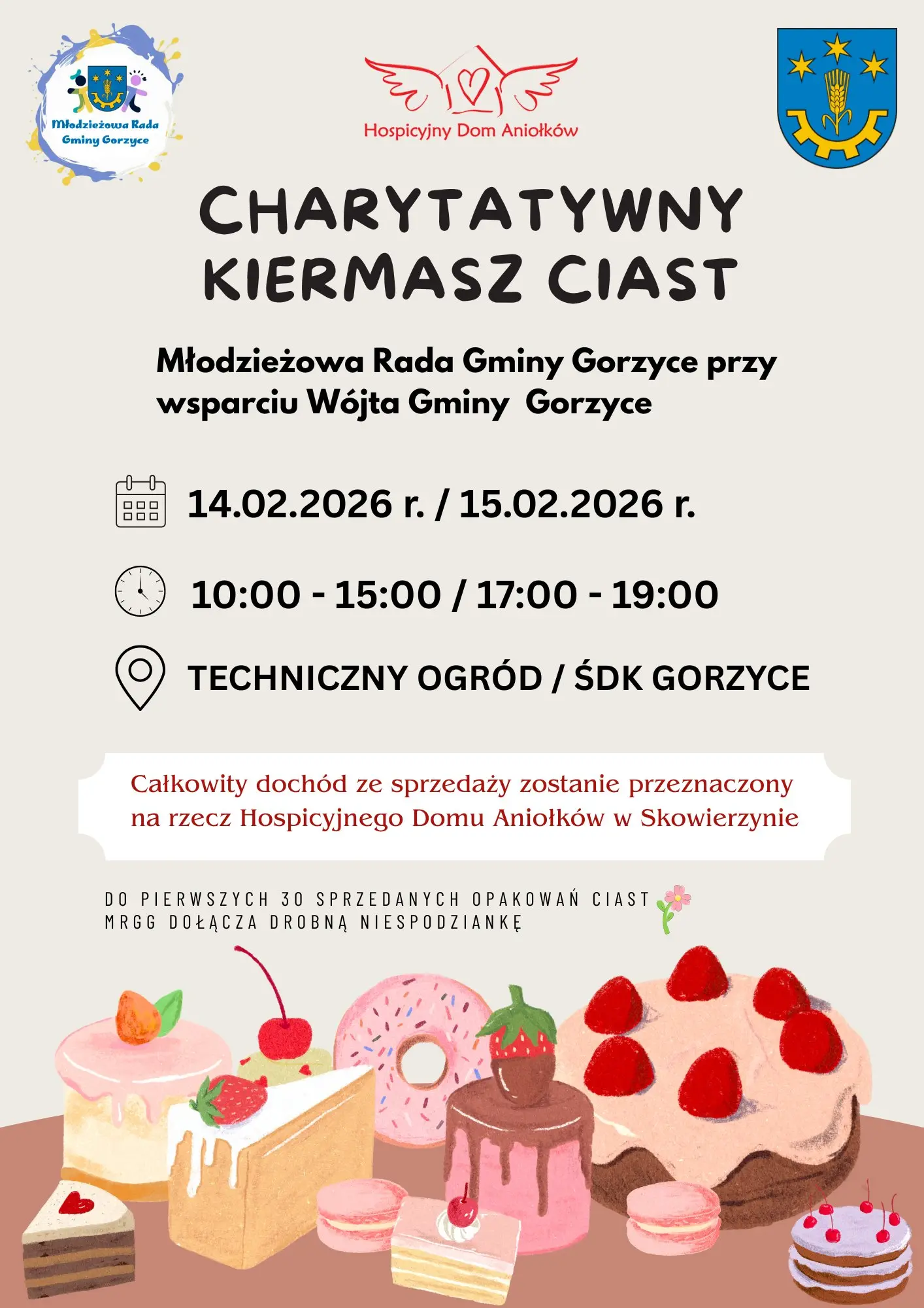 gorzyce charytatywny kiermasz ciast