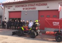 WIĘKSZE MOŻLIWOŚCI STRAŻAKÓW ZE SKOPANIA – JEDNOSTKA OTRZYMAŁA NOWOCZESNY SPRZĘT