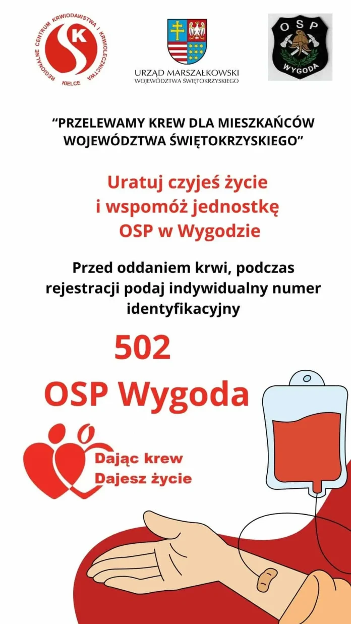 PRZELEWAMY KREW DLA MIESZKAŃCÓW