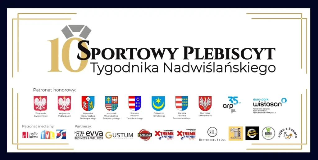 10 Sportowy Plebiscyt TN - Patronat Honorowy i Patronat Medialny