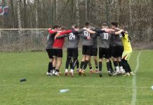 PIŁKARZE OKS WIELOWIEŚ W DRODZE PO AWANS – GOSPODARZE ROZBILI PŁOMIENIA CHMIELÓW