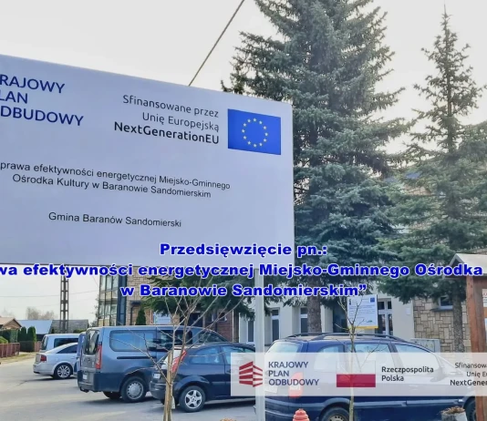 Poprawa efektywności energetycznej MGOK w Baranowie Sandomierskim MGOK w Baranowie Sandomierskim