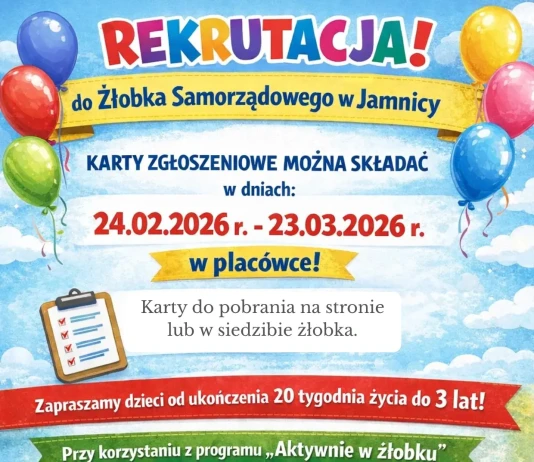 Żłobek Samorządowy w Jamnicy ogłasza nabór na rok szkolny 2026/2027 nabor_na_rok_szkolny_2025-2026