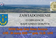 XXVIII Sesja Rady Gminy Gorzyce – 26 marca 2026 godz. 13.30 – LIVE XXVIII Sesja RG Gorzyce - 26.03.2026