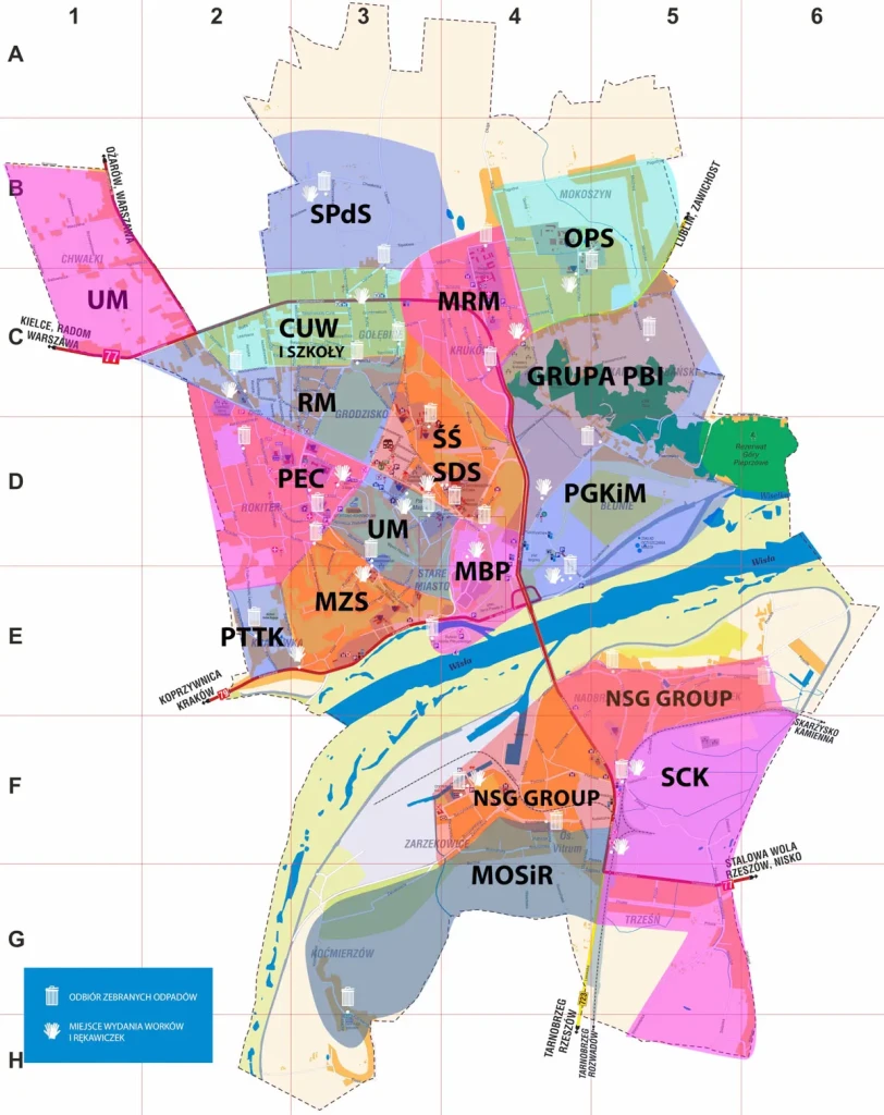 Sprzatamy sandomierz - 18.04.2026 - MAPA