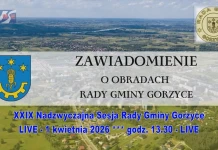 XXIX Nadzwyczajna Sesja Rady Gminy Gorzyce – 1 kwietnia 2026 godz. 13.30 – LIVE XXIX Nadzwyczajna Sesja RG Gorzyce - 1.04.2026