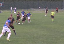 FATALNY MECZ WISŁY SANDOMIERZ – PIŁKARZE LZS SAMBORZEC WYGRALI DERBY