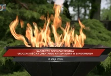 NARODOWY DZIEŃ ZWYCIĘSTWA – UROCZYSTOŚĆ NA CMENTARZU KATEDRALNYM W SANDOMIERZU Narodowy Dzień Zwycięstwa