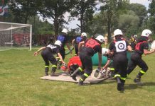 RYWALIZACJA NA DĘBOWEJ POLANIE – MIEJSKIE ZAWODY SPORTOWO-POŻARNICZE W ZAKRZOWIE